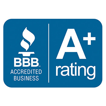 BBB Accredited Business Badge - A+ Rating